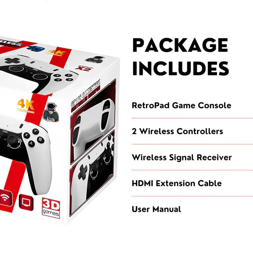 RetroStick™ - 60.000 juegos retro + 2 mandos gratis