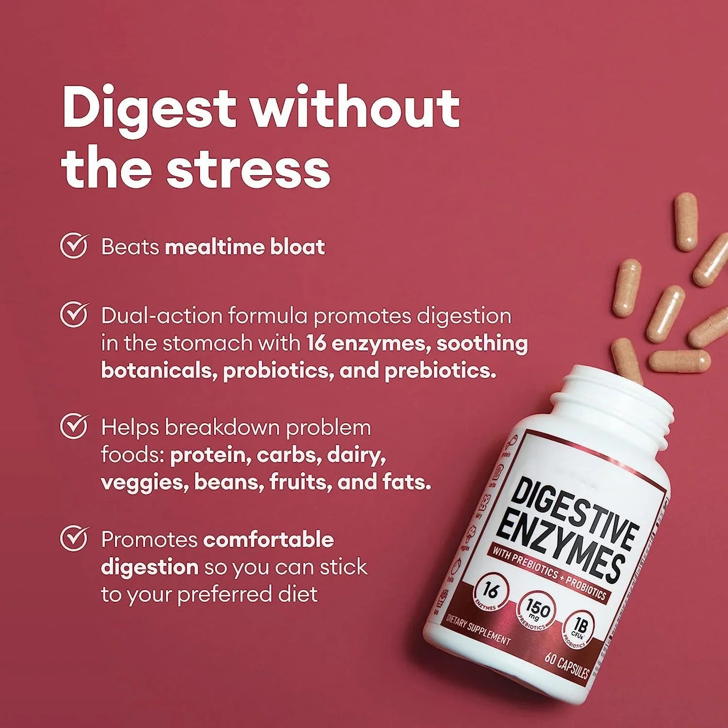 Digestive Enzymes & 60 Billion Probiotic