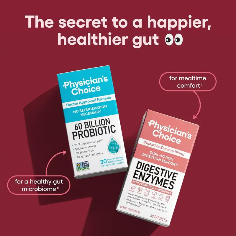 Digestive Enzymes & 60 Billion Probiotic