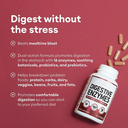 Digestive Enzymes & 60 Billion Probiotic