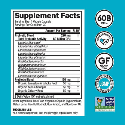 Digestive Enzymes & 60 Billion Probiotic