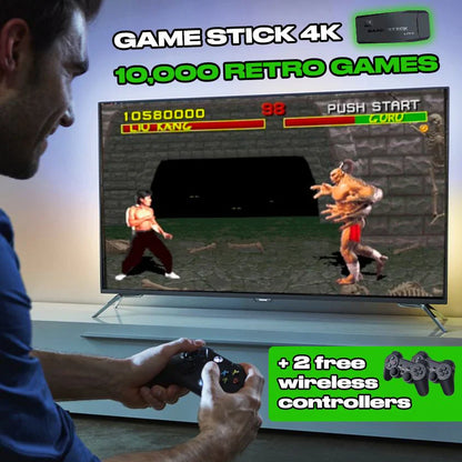 Retro Game Stick 4K (10,000+ Games)