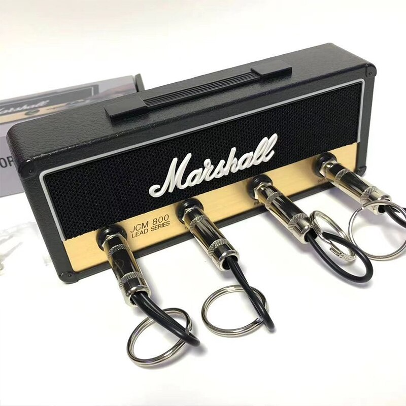 Wall mounting guitar amp key holder