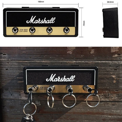 Wall mounting guitar amp key holder